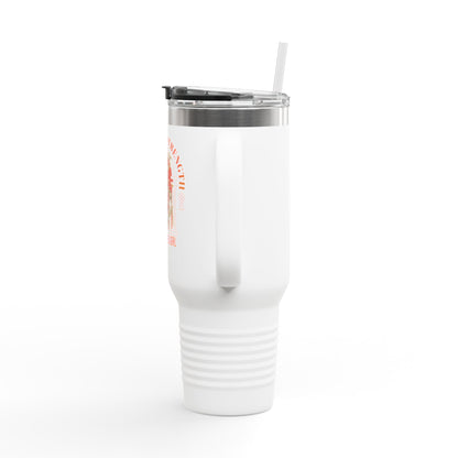 Grapple like a Girl Insulated Travel Mug - 40oz - Growth is Strength