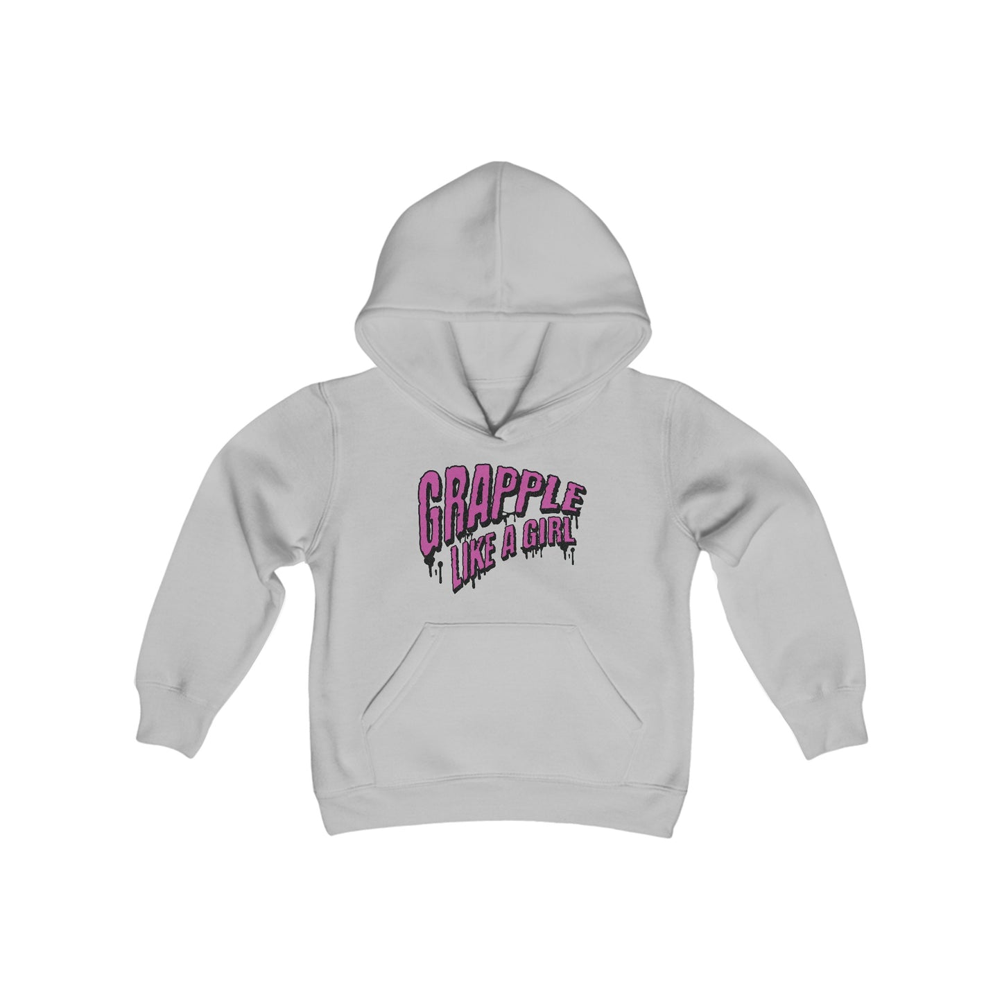 Youth Grapple like a Girl BJJ Slime Jiu Jitsu Hoodie