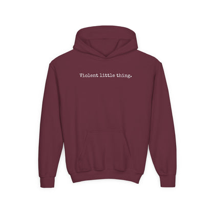 Youth Grapple like a Girl BJJ Skull Jiu Jitsu Hoodie - Violent little thing.
