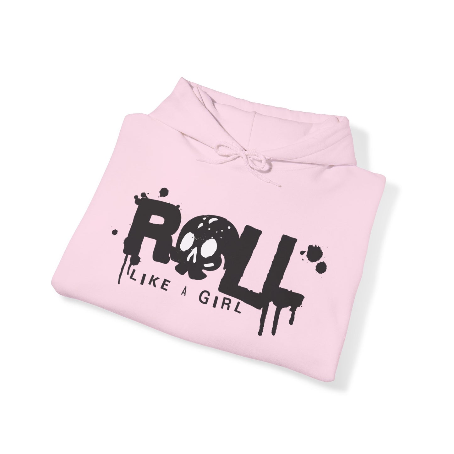 BJJ Roll like a Girl Jiu Jitsu Pullover Hoodie