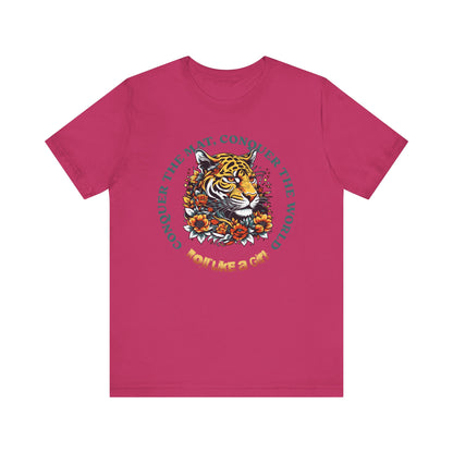 Womens BJJ Conquer to Mats Jiu Jitsu T-shirt