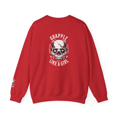 BJJ Women's Crewneck Sweater - I closed my book to be here.
