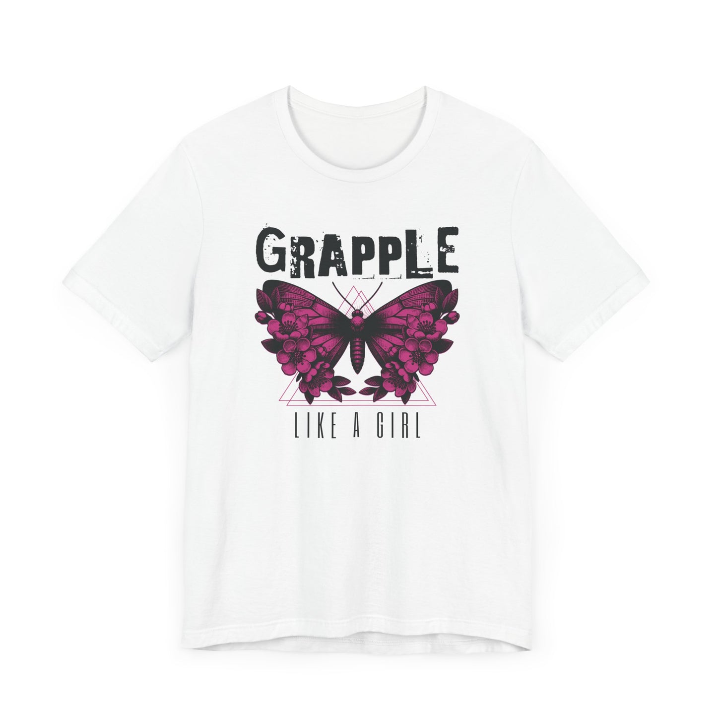 Grapple like a Girl Moth Women's BJJ Jiu Jitsu T-Shirt