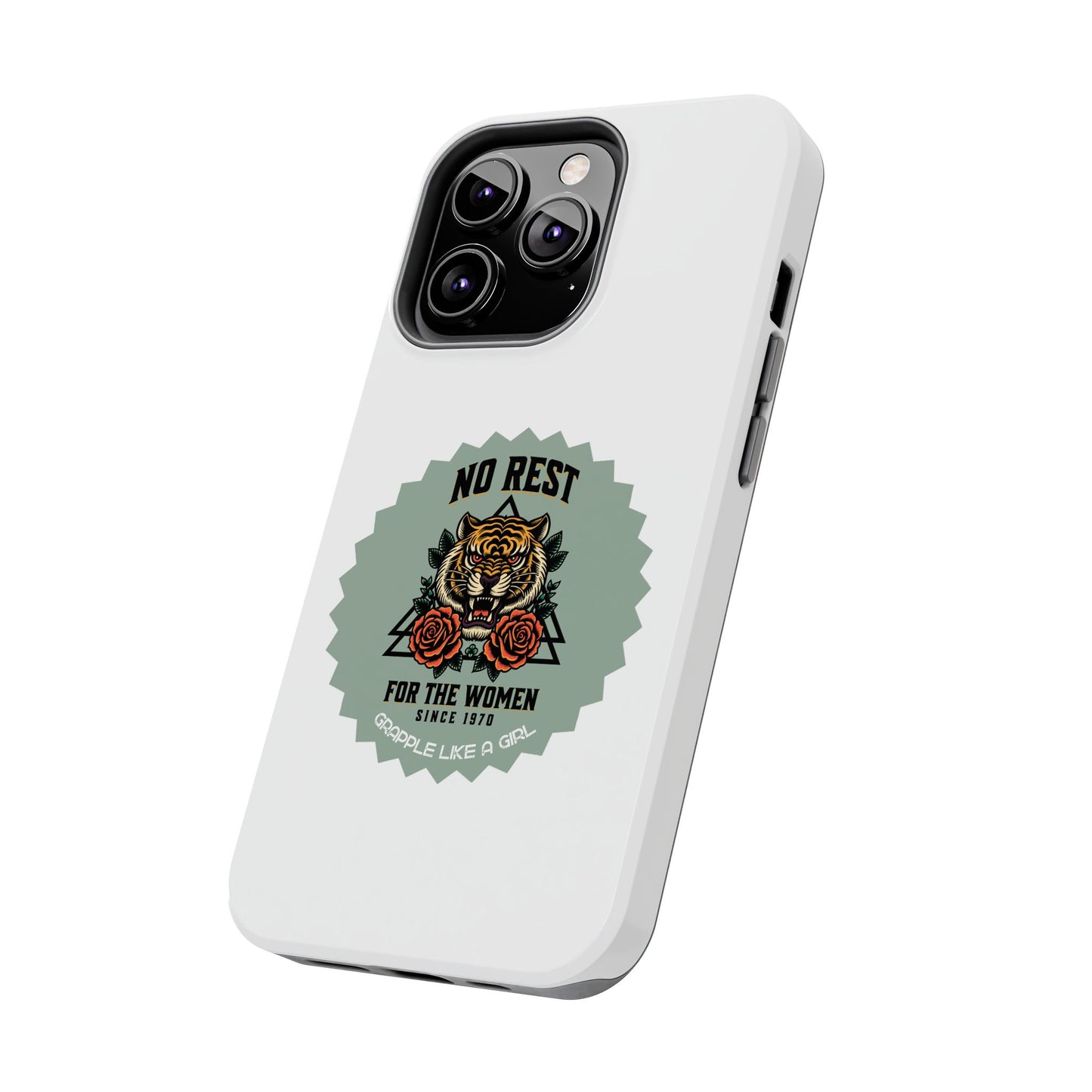 Women's BJJ No Rest for the Women Tough iPhone Cases