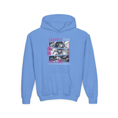 Youth Grapple like a Girl BJJ Slime Jiu Jitsu Hoodie