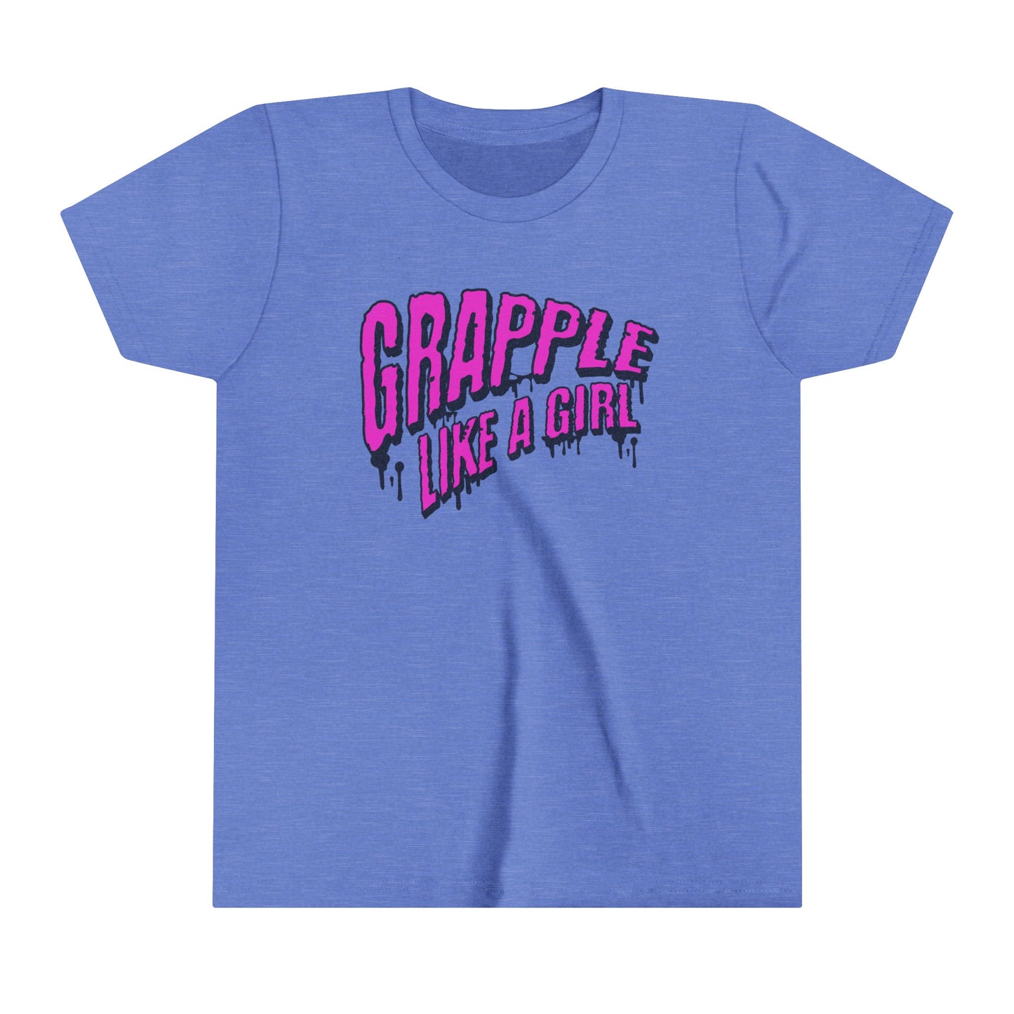 Grapple like a Girl Slime Youth Short Sleeve Tee