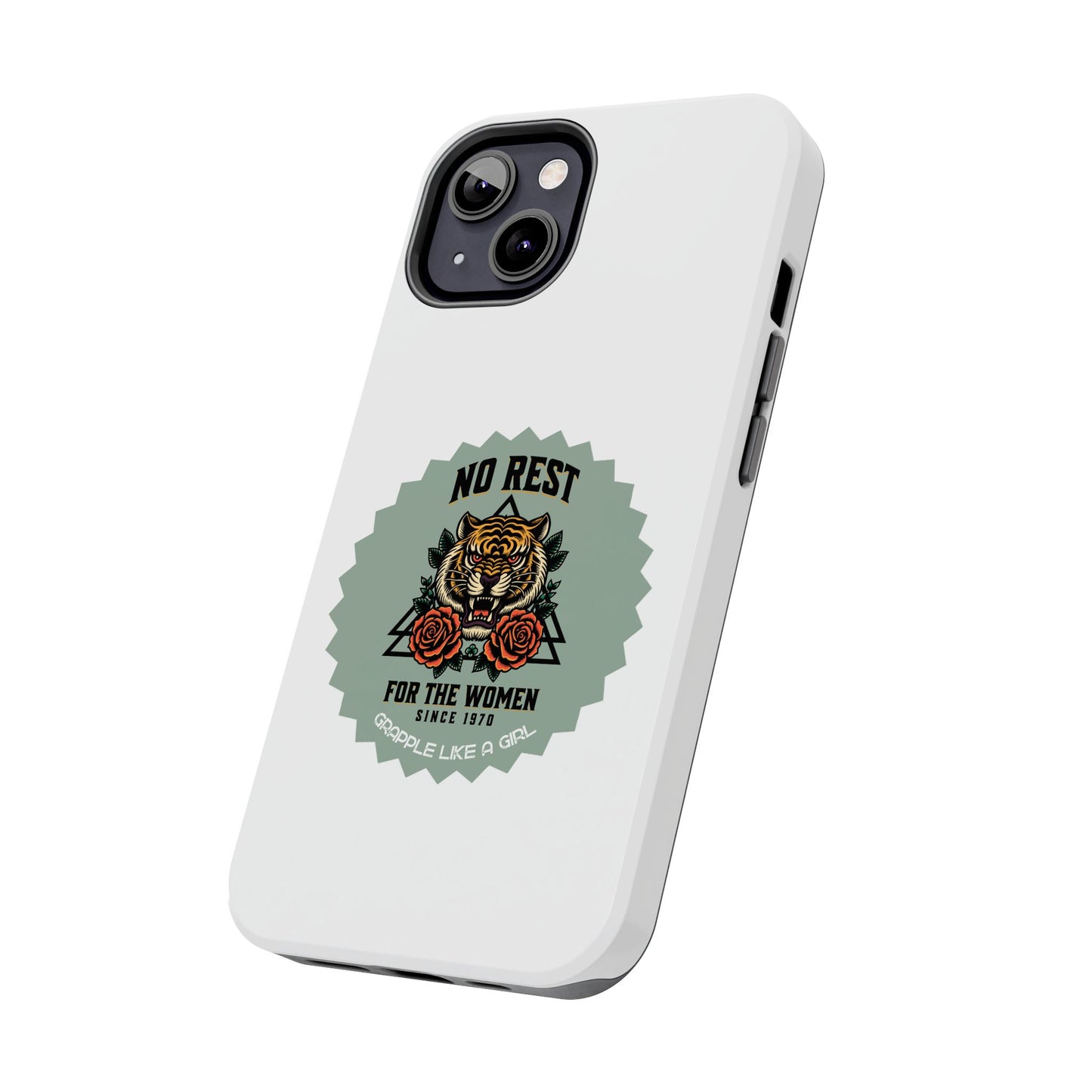 Women's BJJ No Rest for the Women Tough iPhone Cases