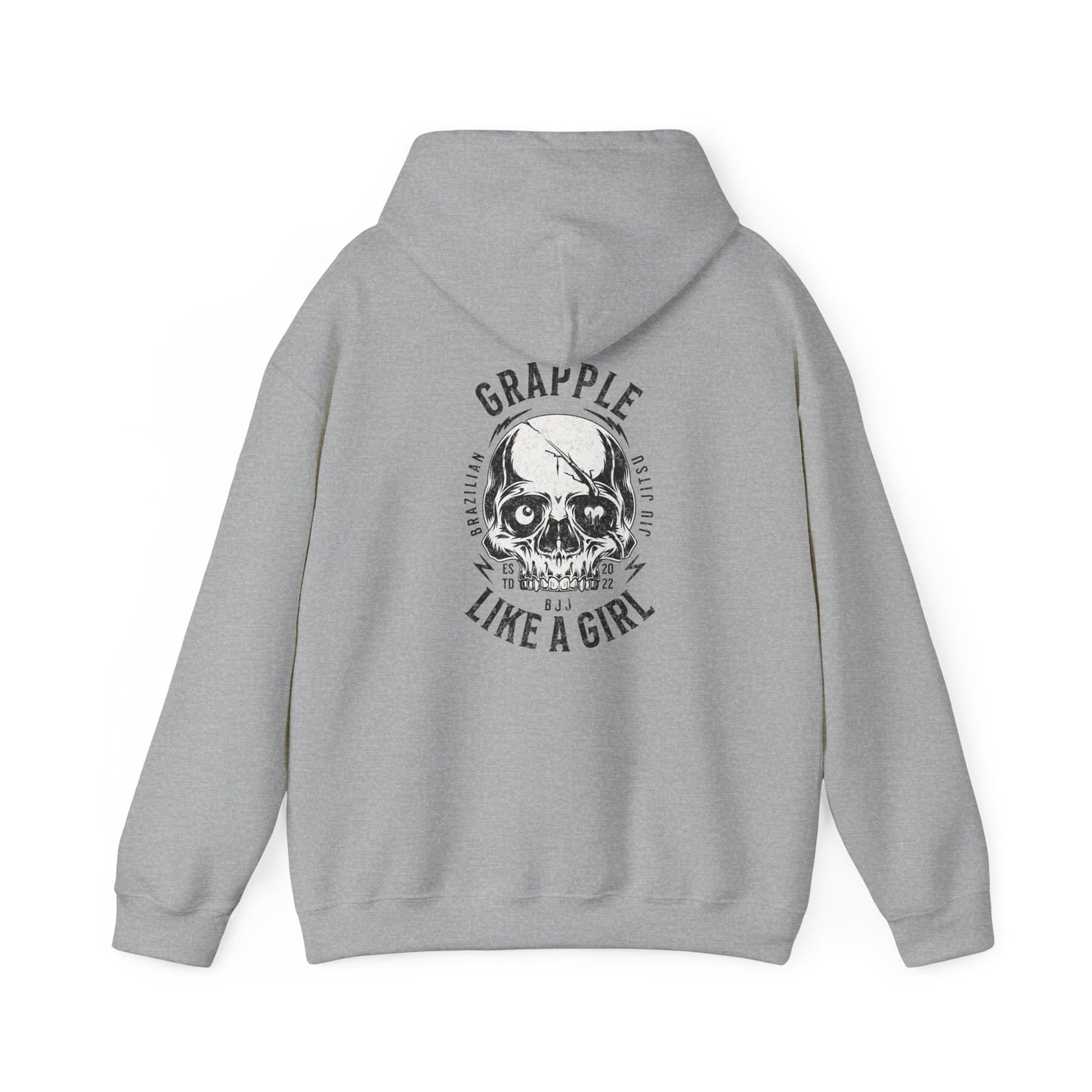 Women's Grapple like a Girl BJJ Hoodie - You had me at leglock