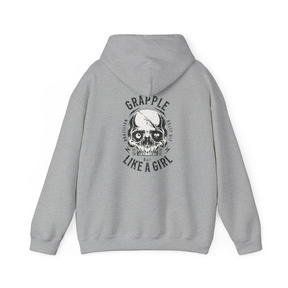Women's Grapple like a Girl BJJ Hoodie - You had me at leglock