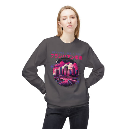 Grapple like a Girl Crewneck Sweatshirt - Tampa Skyline