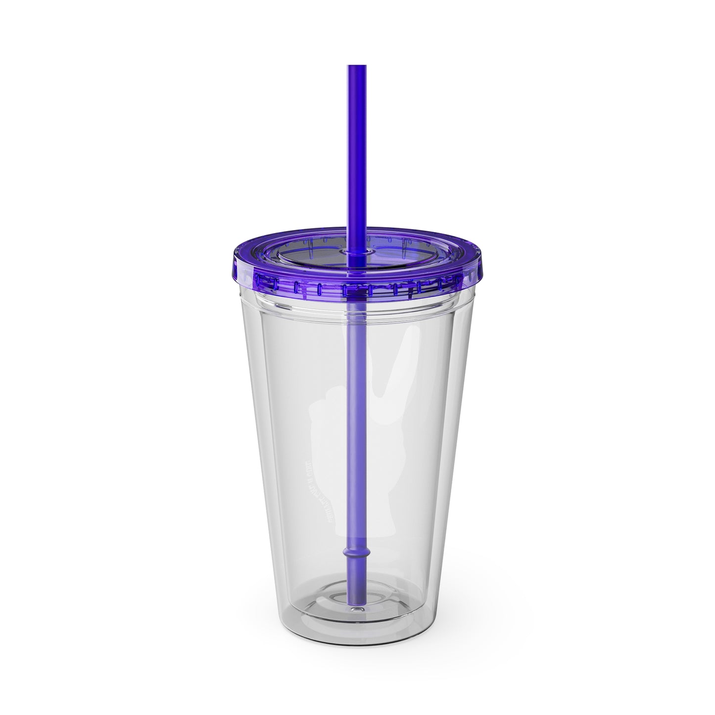 Submission Peace Sign BJJ Jiu Jitsu Acrylic Tumbler w/ Straw