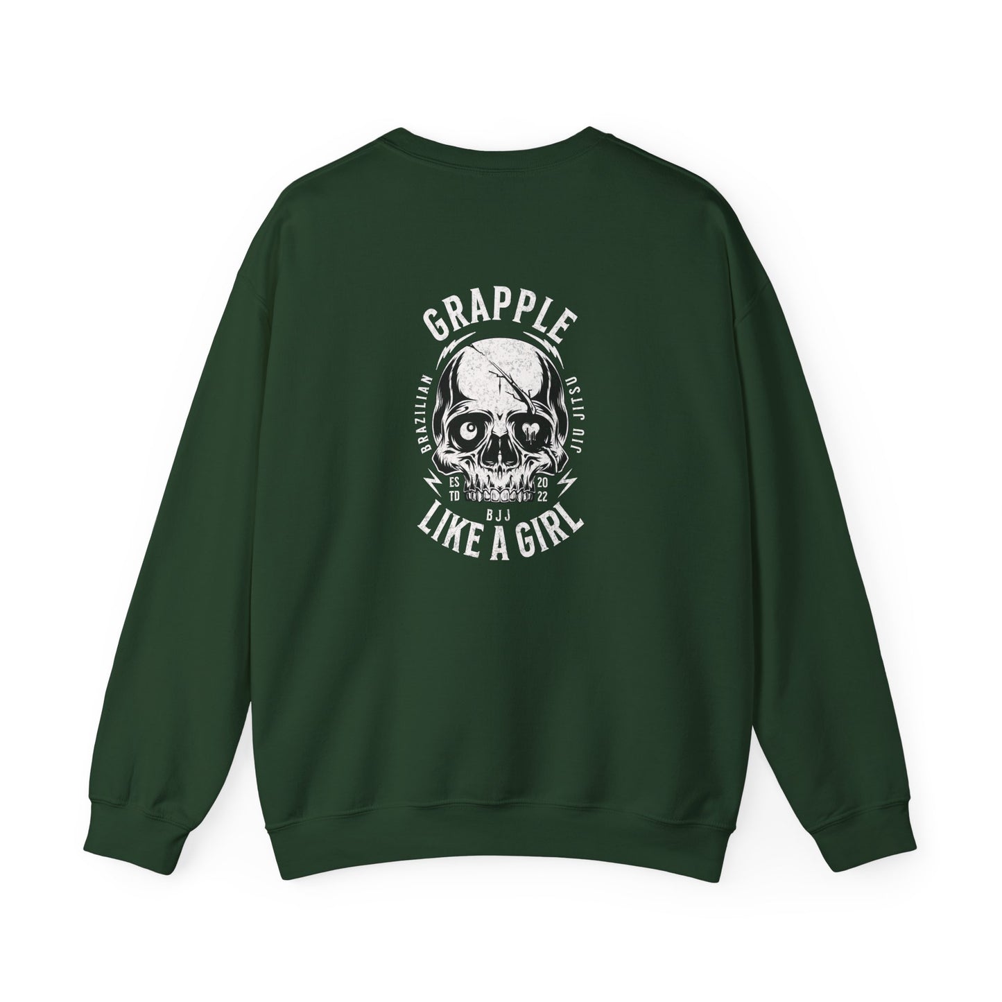 BJJ Grapple like a Girl Women's Crewneck Sweater - Sorry, can't. Jiu Jitsu, bye.