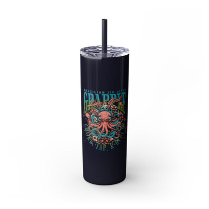 Choke, Tap, & Repeat Octopus Skinny Tumbler with Straw, 20oz