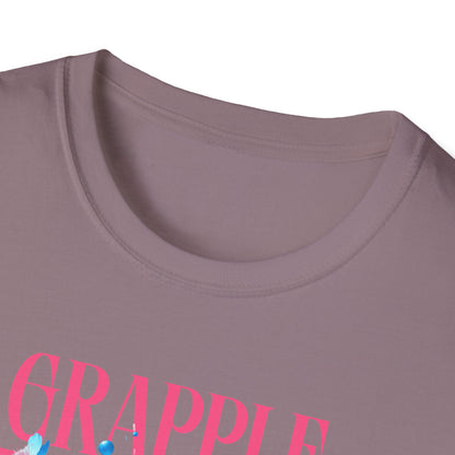 Women's Jiu Jitsu Grapple like a Girl BJJ Unisex Softstyle T-Shirt - Blossoms