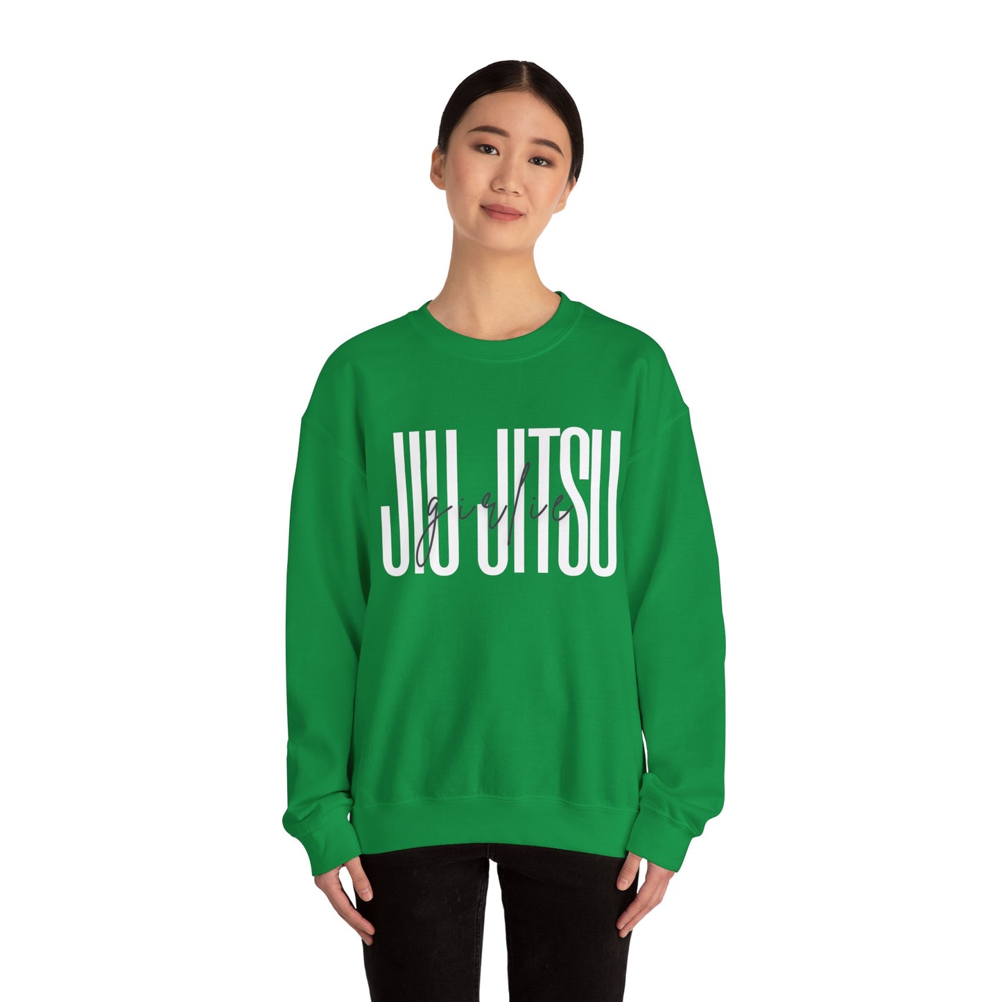 BJJ Women's Sweater Jiu Jitsu Girlie Crewneck Sweater