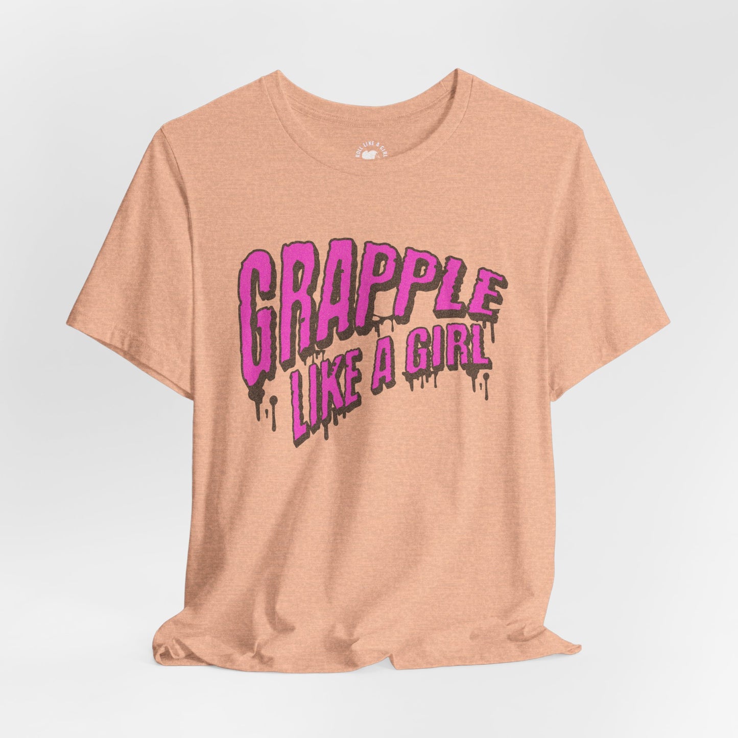 Women's Grapple like a Girl Slime Jiu Jitsu T-shirt