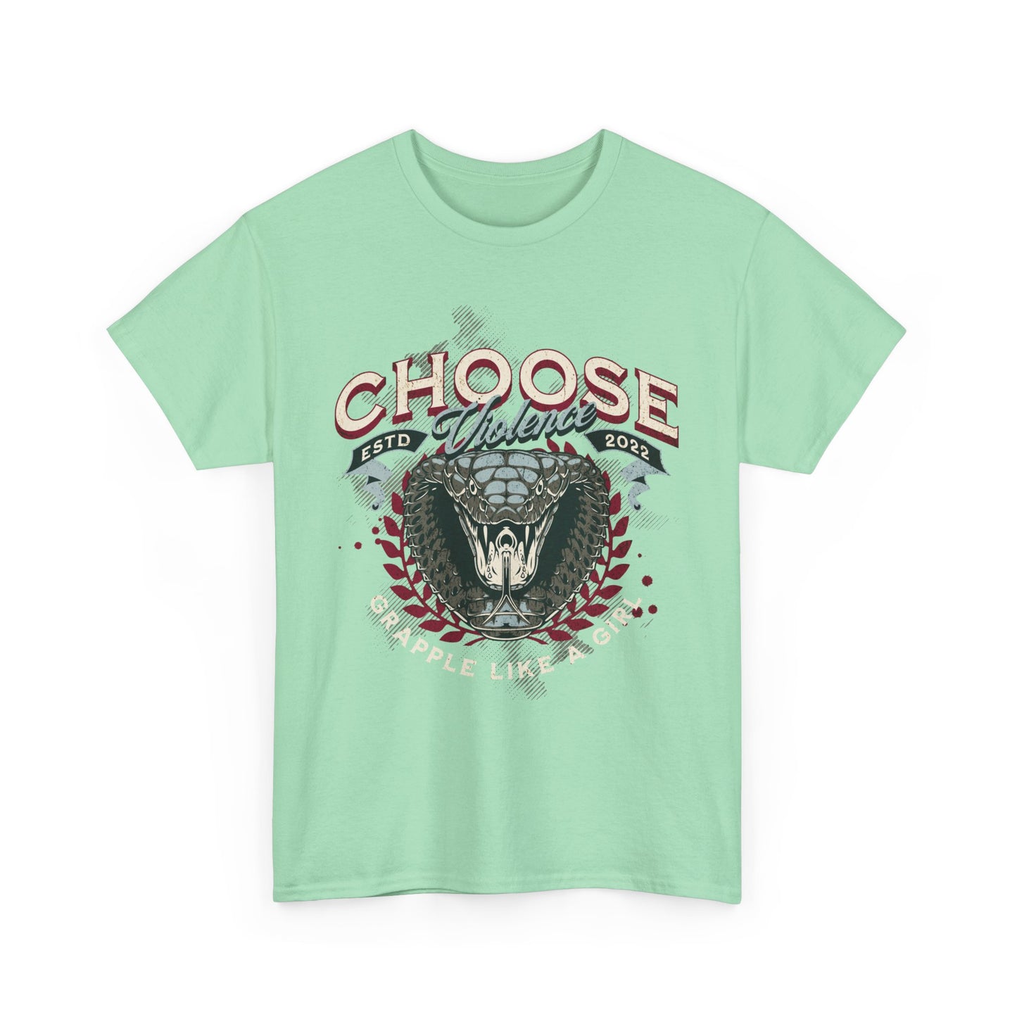 Women's Jiu Jitsu T-Shirt - Choose Violence Cobra