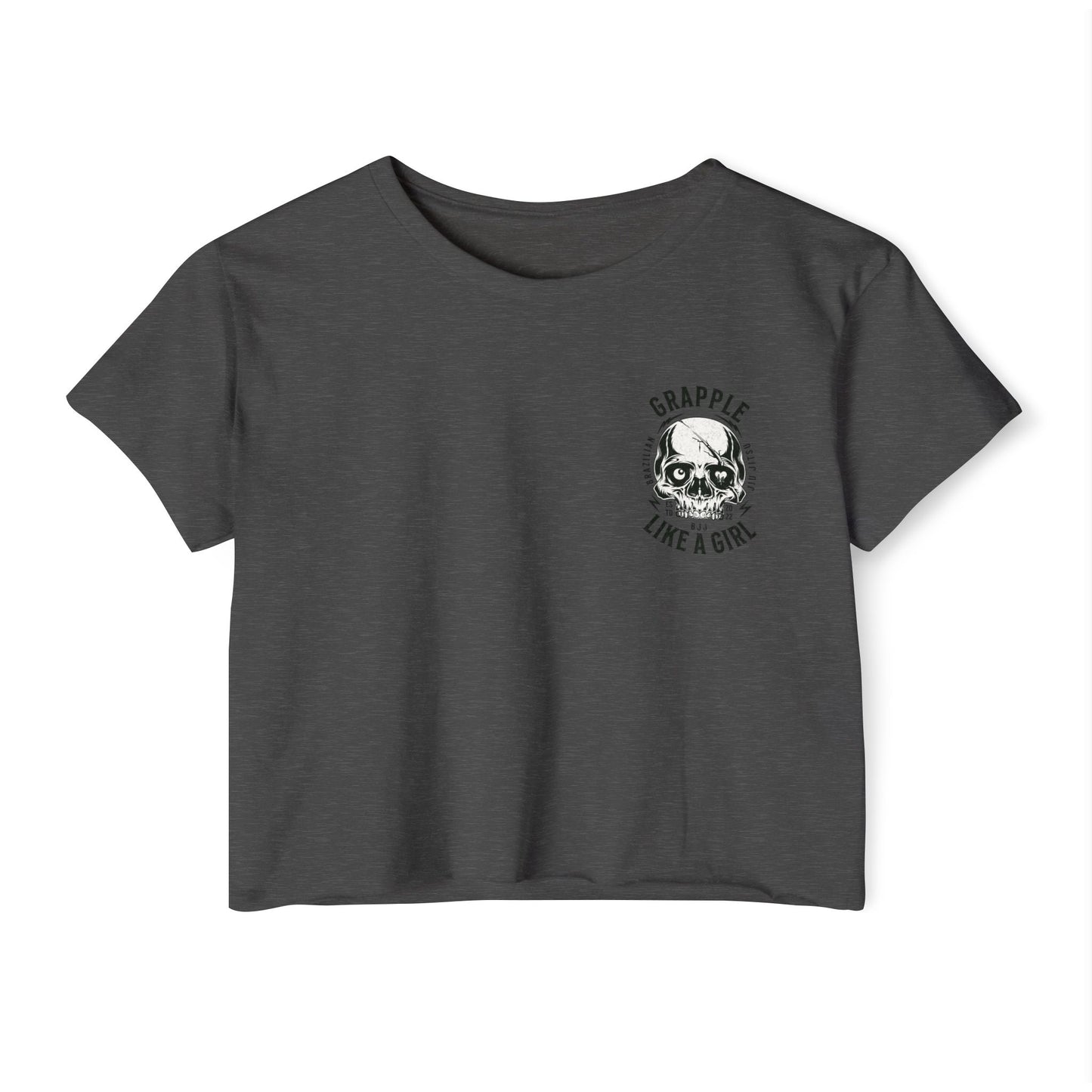 Grapple like a Girl Crop Top - Silly Goose Jiu Jitsu Club