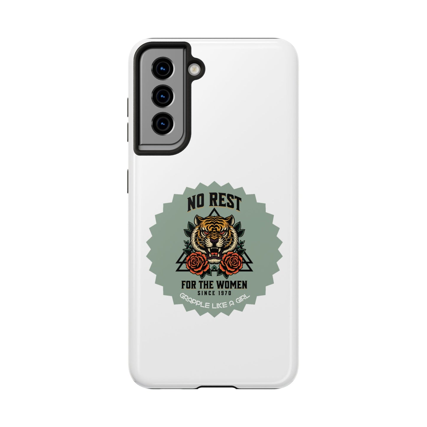 Women's BJJ No Rest for the Women Tough iPhone Cases