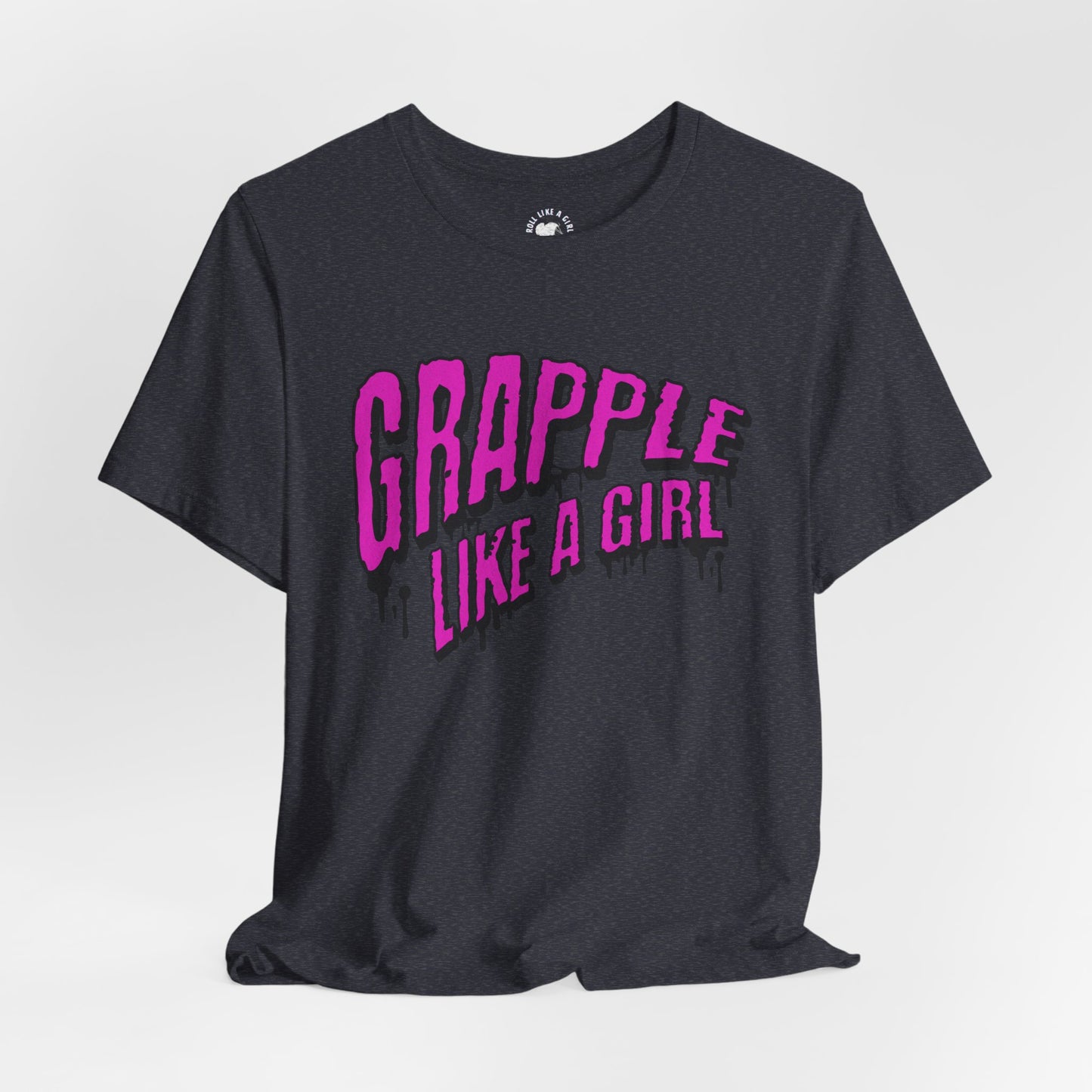 Women's Grapple like a Girl Slime Jiu Jitsu T-shirt