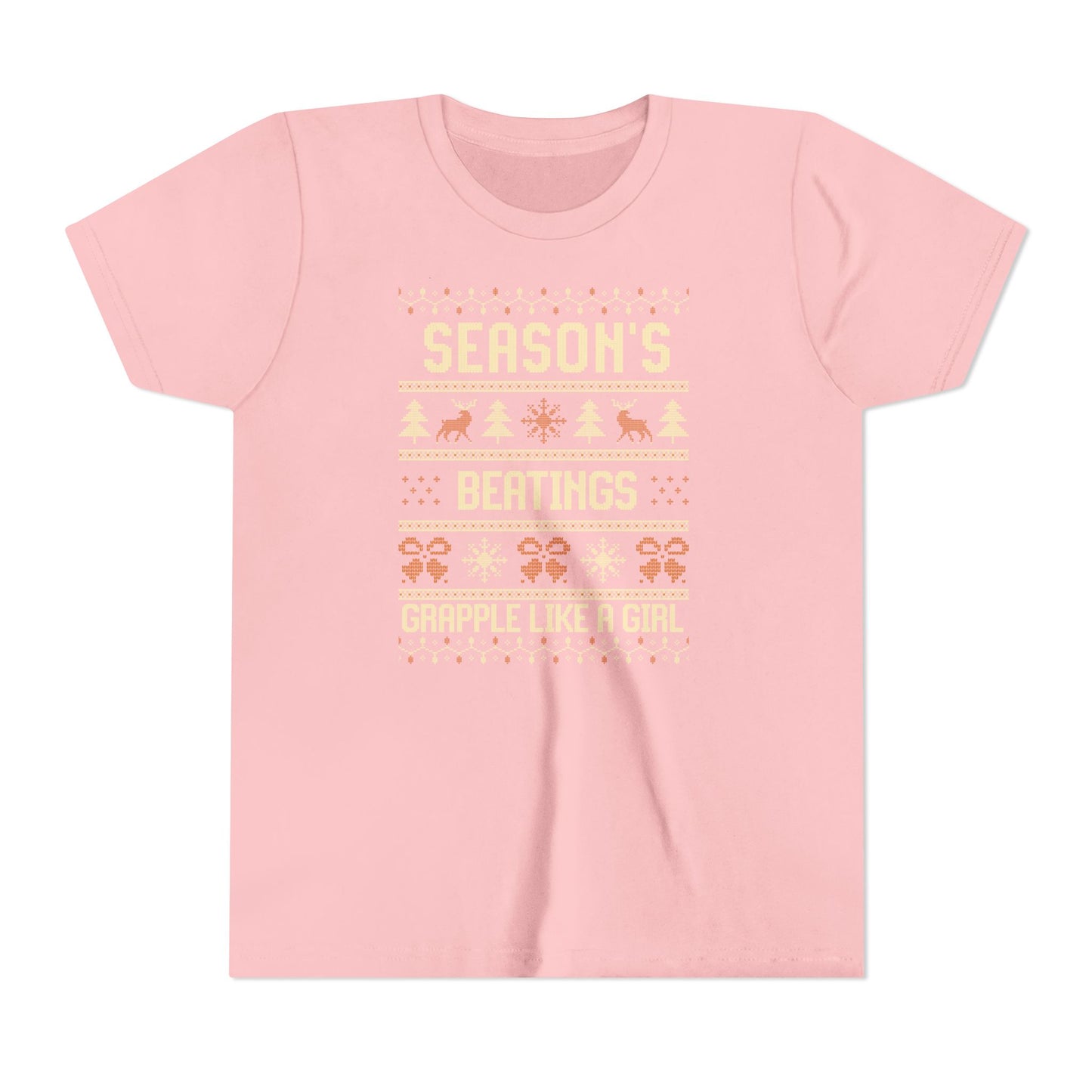 Grapple like a Girl Youth Short Sleeve Tee - Season’s Beatings *Limited Edition*