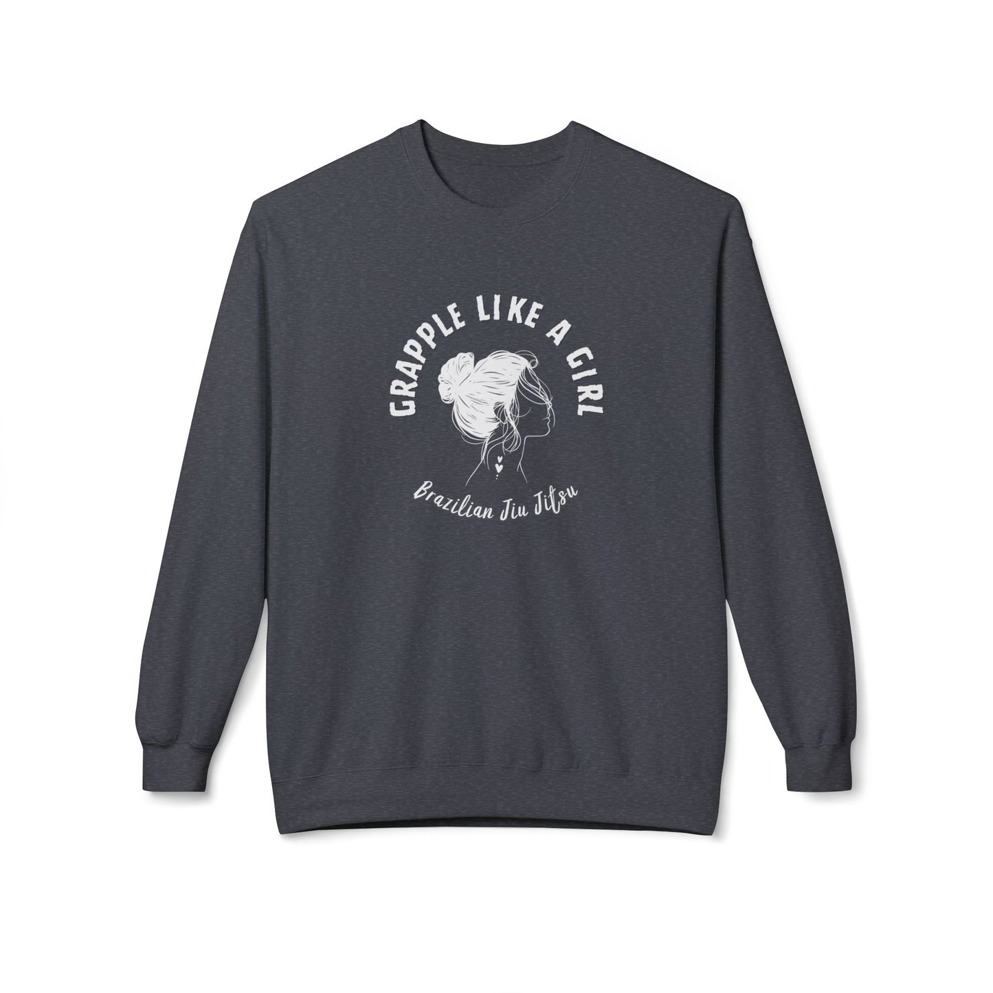 Grapple like a Girl Crewneck Sweater