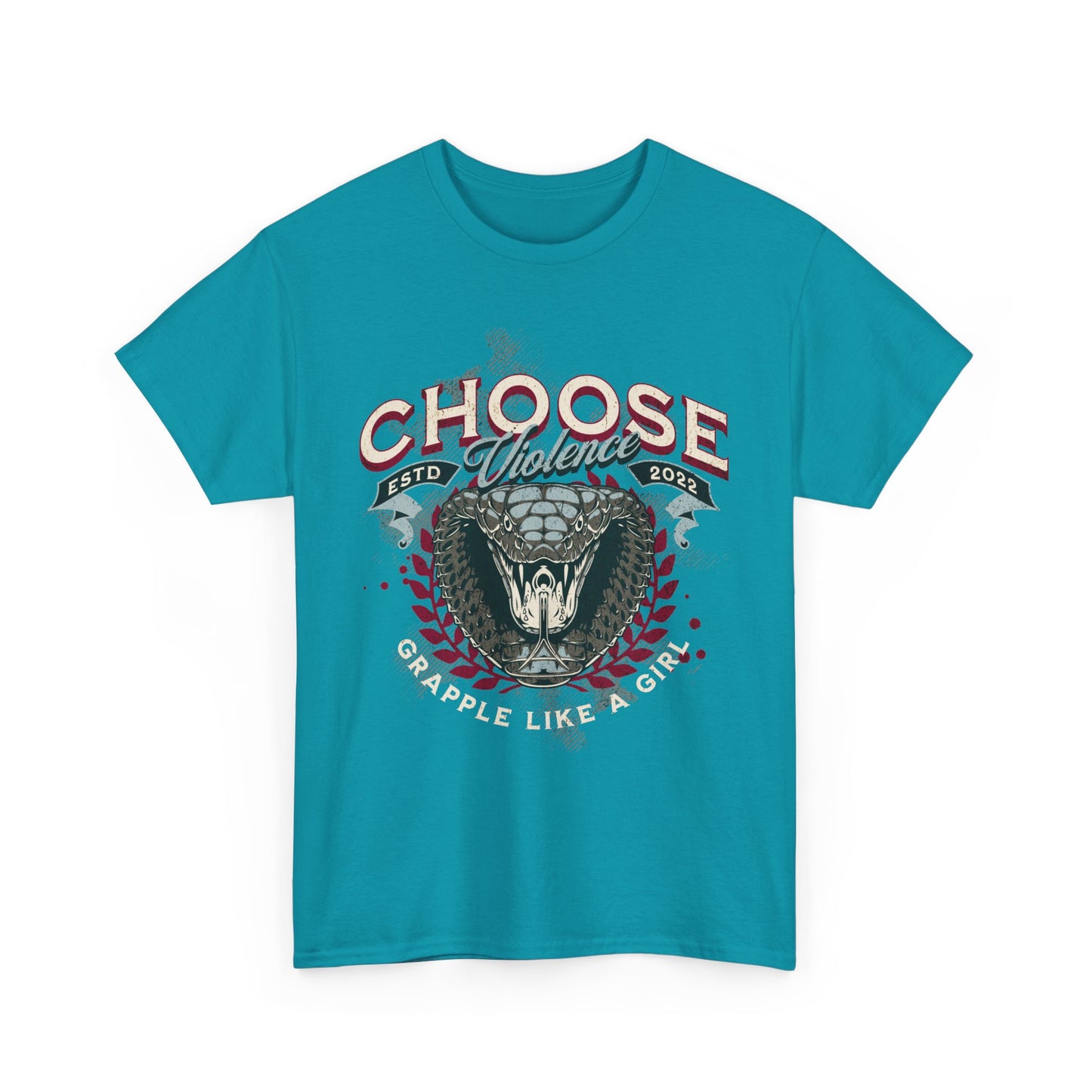 Women's Jiu Jitsu T-Shirt - Choose Violence Cobra