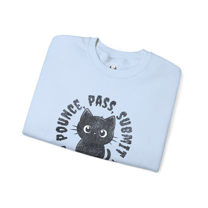 BJJ Women's Sweater Crewneck Sweater - Pounce, Pass, Submit *Limited Edition*