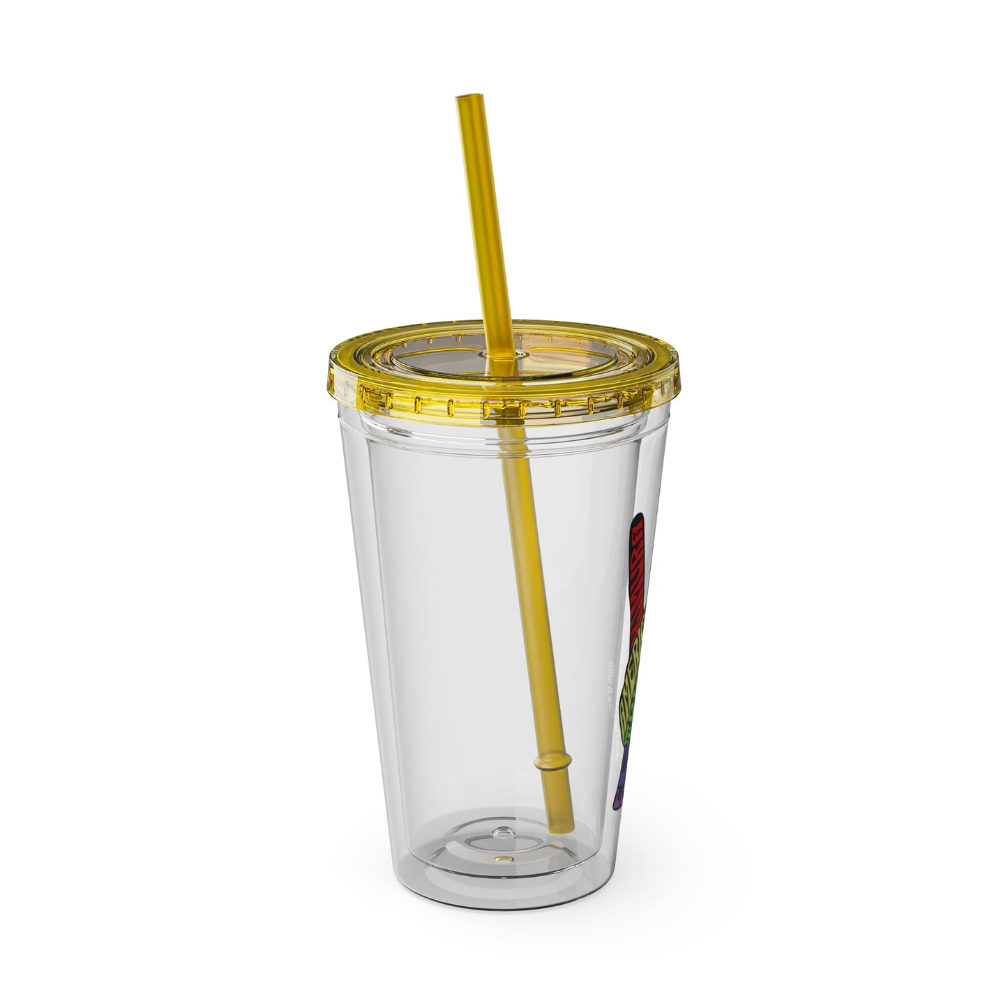 Submission Peace Sign BJJ Jiu Jitsu Acrylic Tumbler w/ Straw