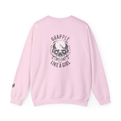 BJJ Women's Crewneck Sweater - I closed my book to be here.