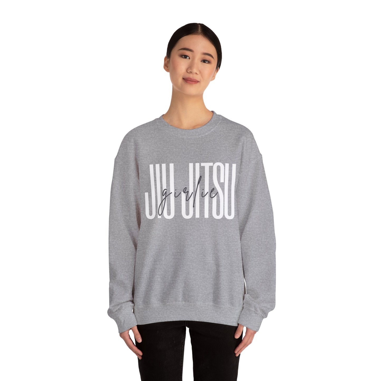 BJJ Women's Sweater Jiu Jitsu Girlie Crewneck Sweater