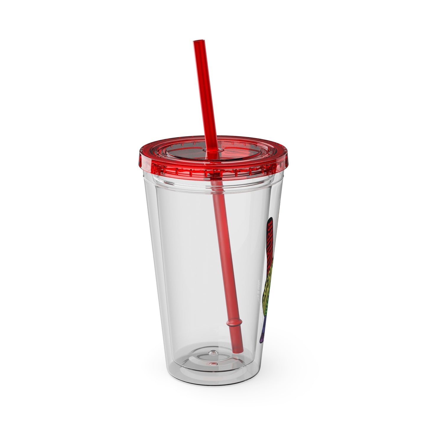 Submission Peace Sign BJJ Jiu Jitsu Acrylic Tumbler w/ Straw