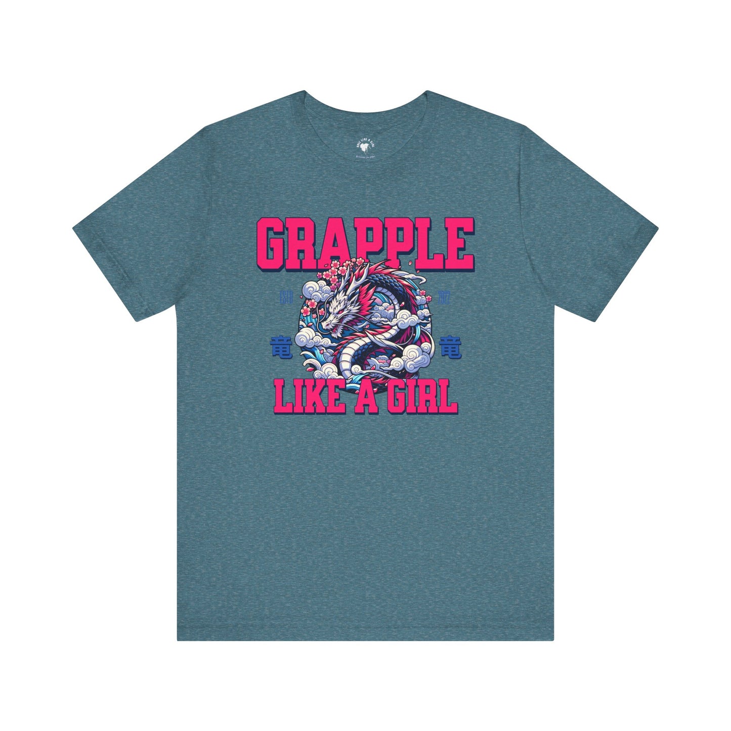 Women's Grapple like a Girl Tokyo Dragon Jiu Jitsu T-shirt