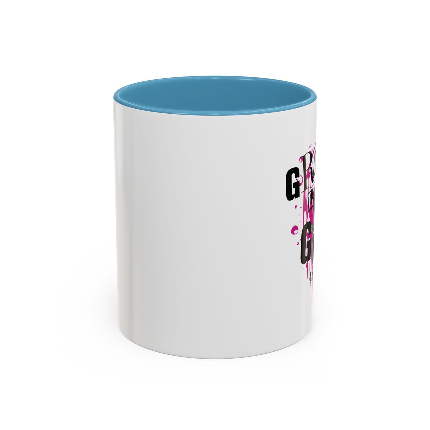 Grapple Like a Girl Accent Coffee Mug