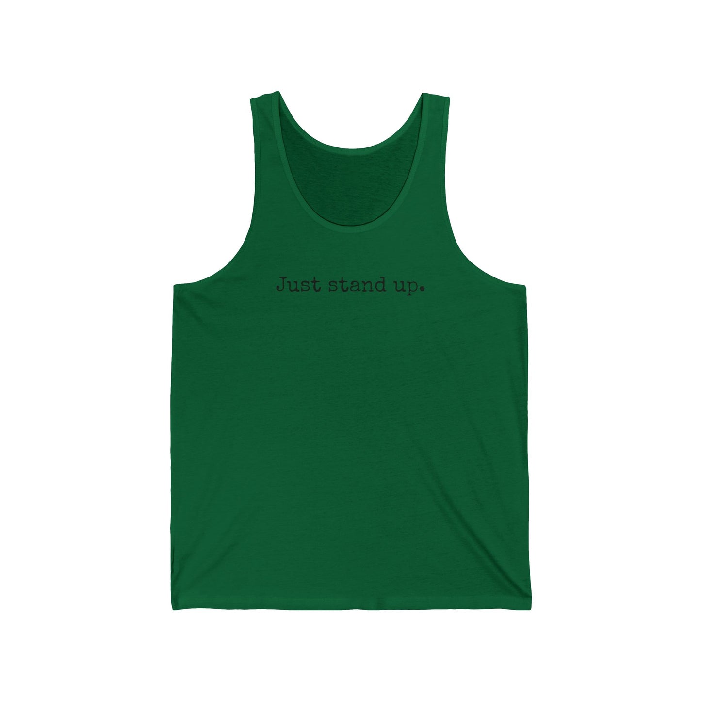 Grapple like a Girl Unisex Fit Jersey Tank - Just Stand Up.