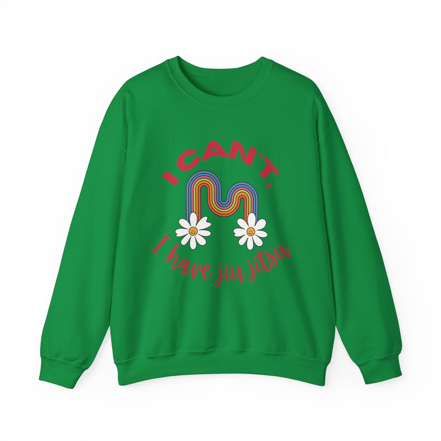 Women's BJJ I Can't, I have Jiu Jitsu Crewneck Sweater