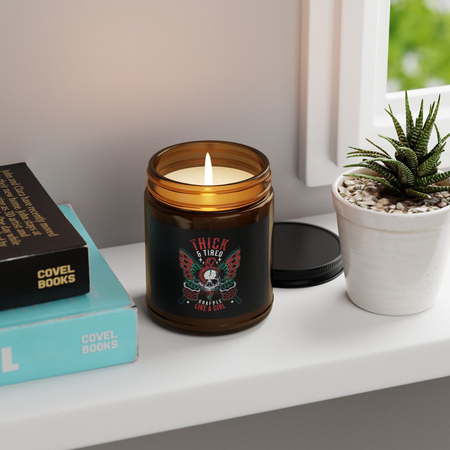 Grapple like a Girl Candle - Thick & Tired