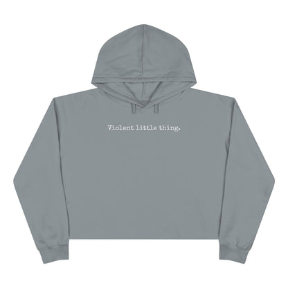 Grapple like a Girl Cropped Hoodie - Violent little thing