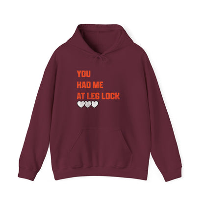 Women's Grapple like a Girl BJJ Hoodie - You had me at leglock