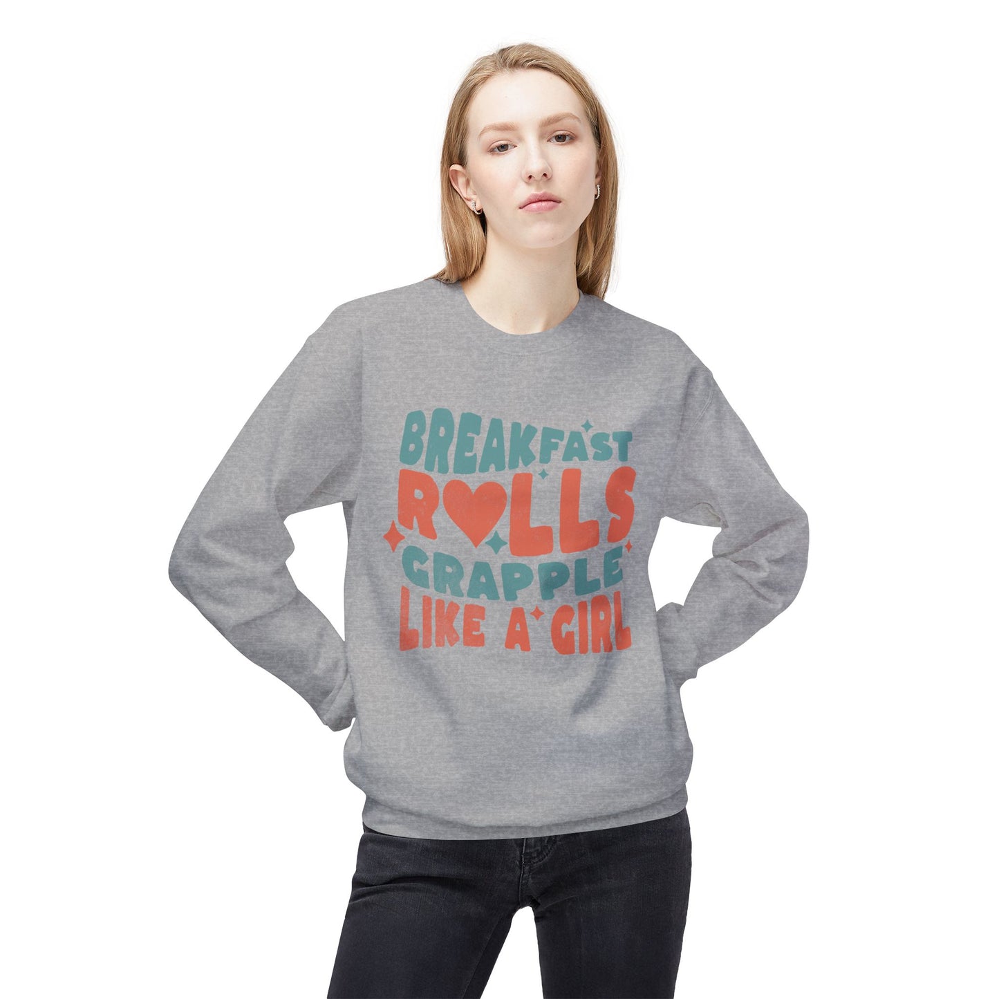 Grapple like a Girl Breakfast Rolls Sweatshirt