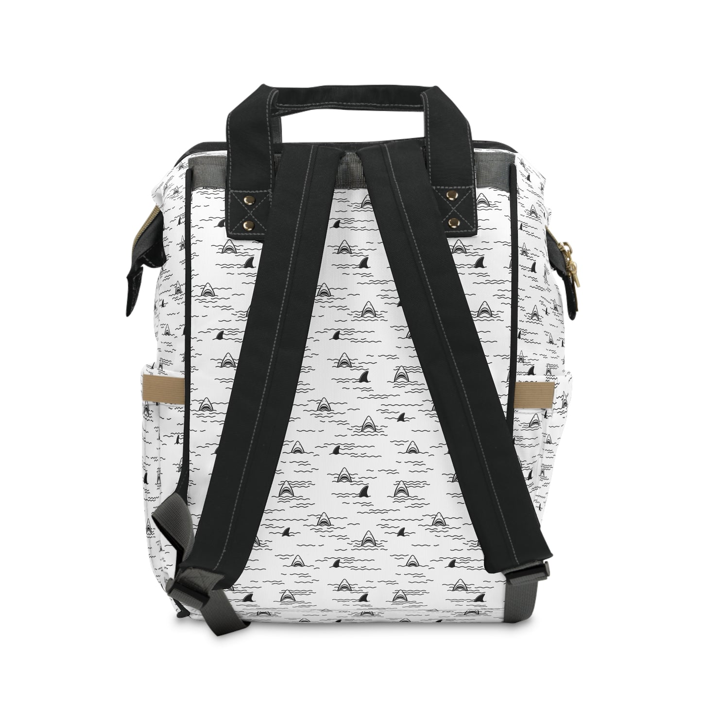 Women's Grapple like a Girl Jiu Jitsu Gear Backpack - Shark Pattern