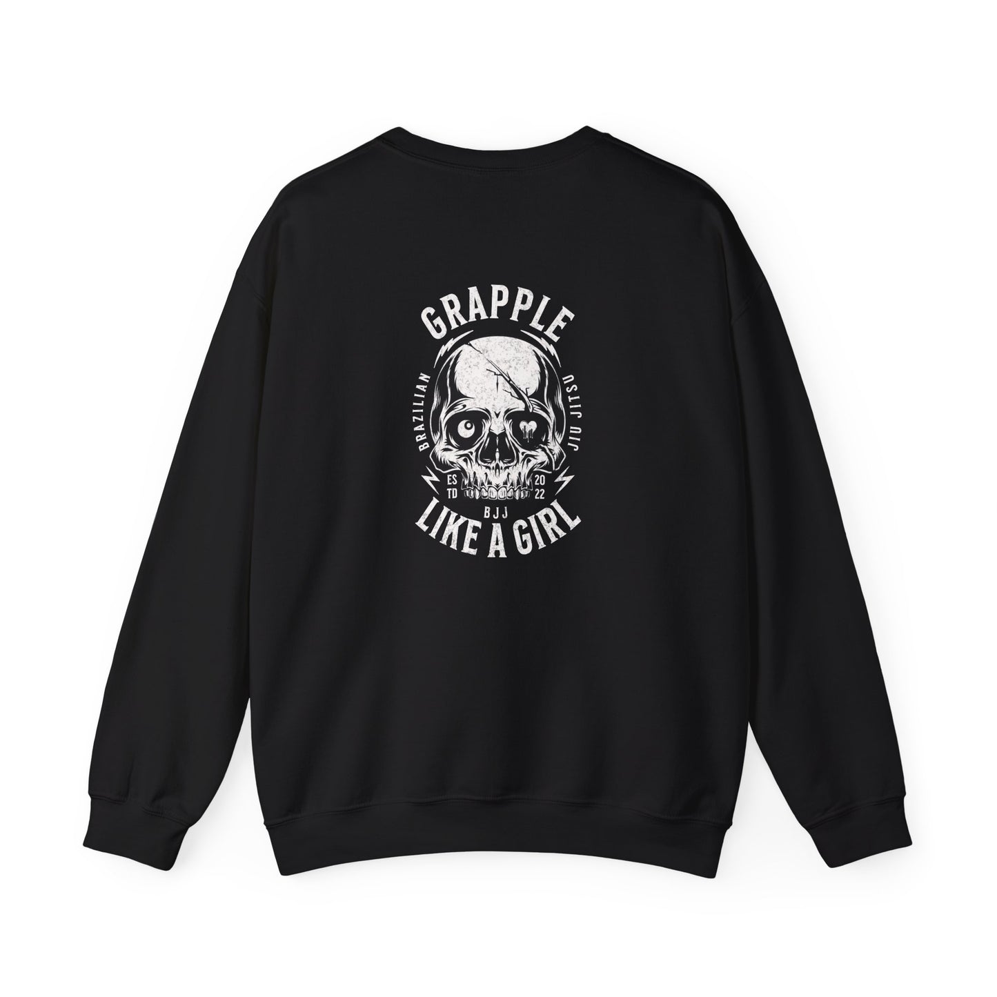 BJJ Grapple like a Girl Women's Crewneck Sweater - Sorry, can't. Jiu Jitsu, bye.