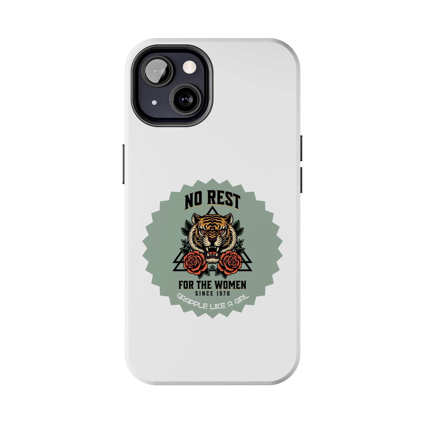 Women's BJJ No Rest for the Women Tough iPhone Cases