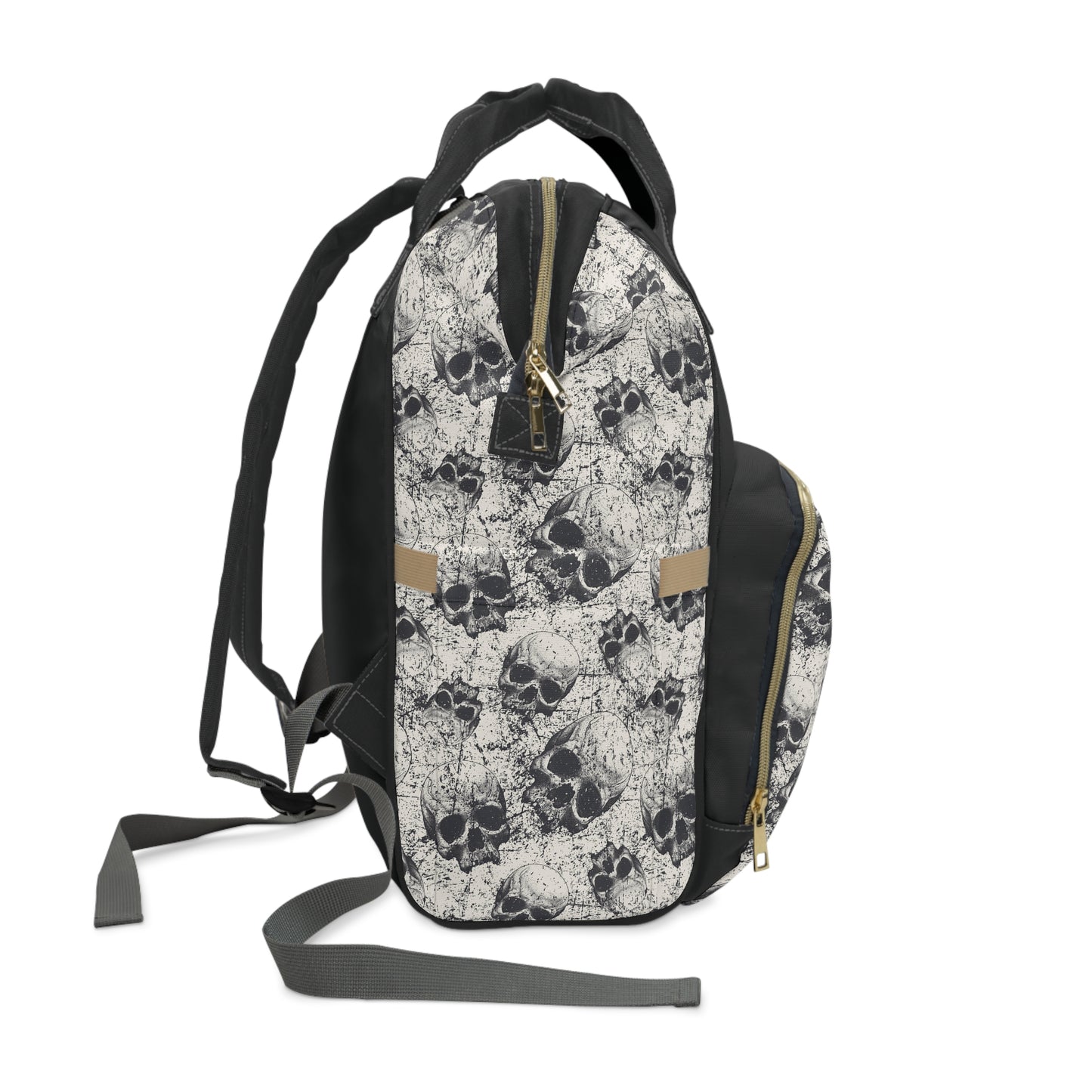 Women's Grapple like a Girl Jiu Jitsu Gear Backpack - Skull Pattern