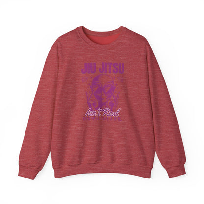 Grapple like a Girl BJJ Women's Crewneck Sweater - Jiu Jitsu isn't Real Alien