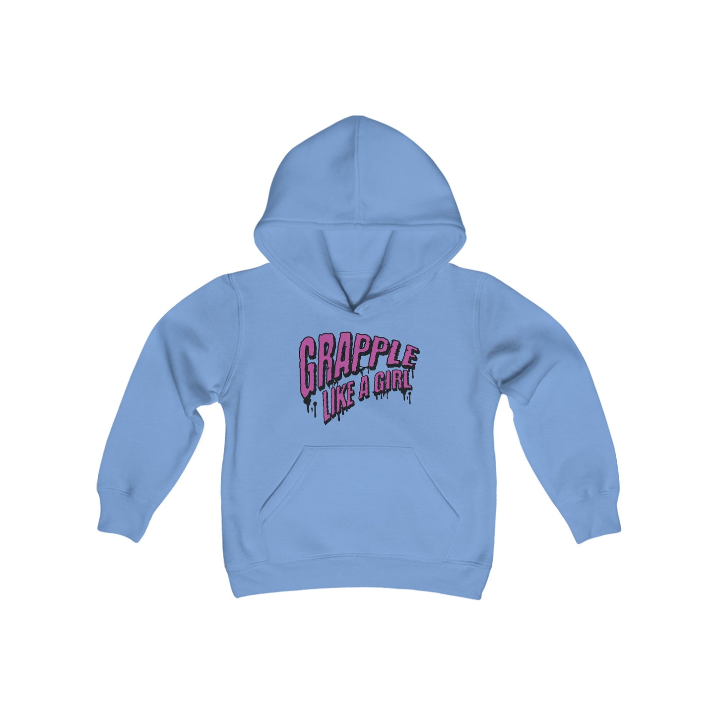 Youth Grapple like a Girl BJJ Slime Jiu Jitsu Hoodie