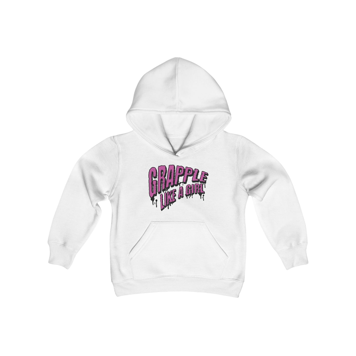 Youth Grapple like a Girl BJJ Slime Jiu Jitsu Hoodie