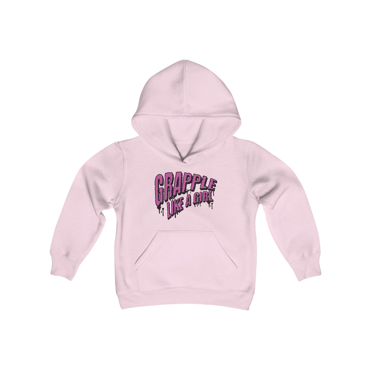 Youth Grapple like a Girl BJJ Slime Jiu Jitsu Hoodie