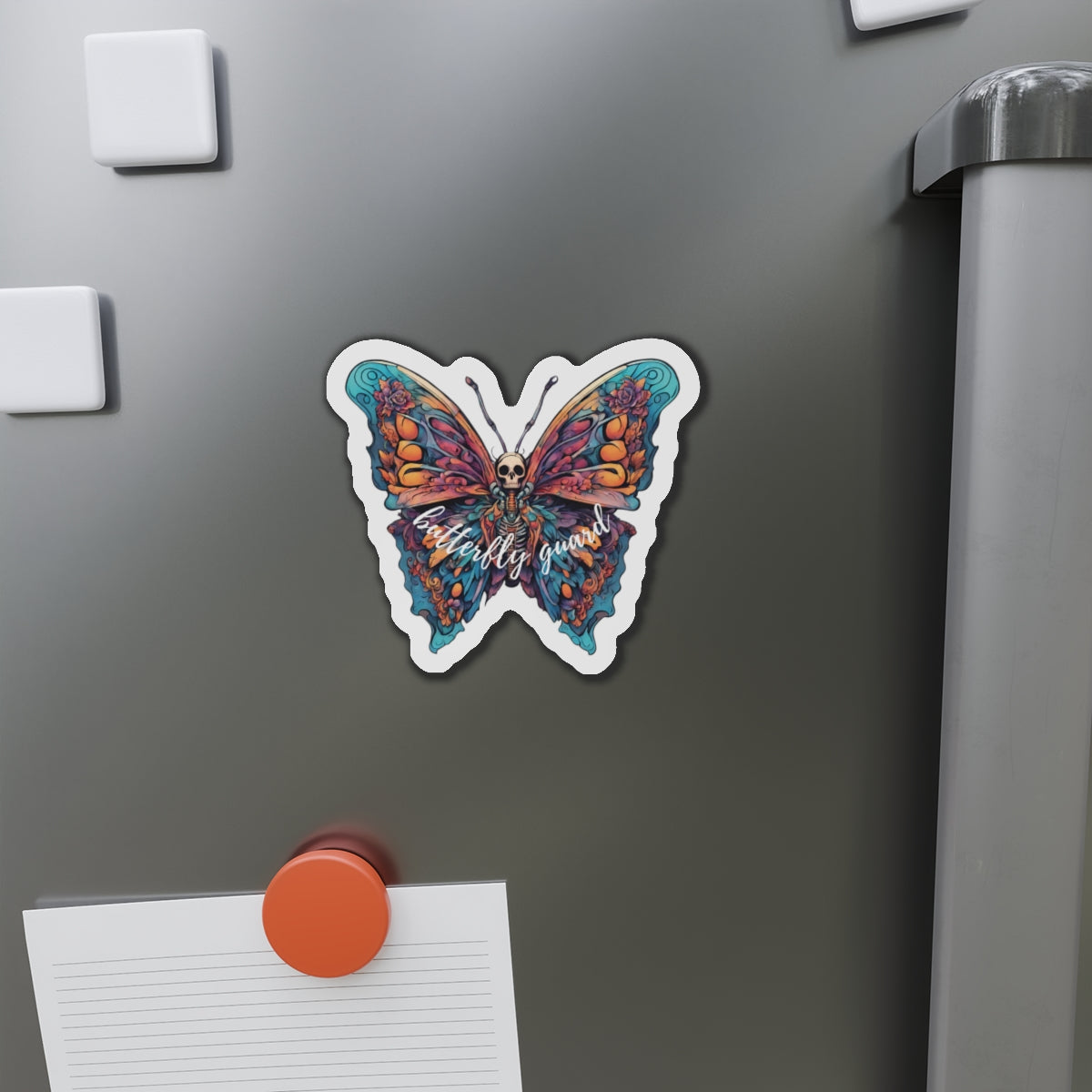 Butterfly Guard Die Cut Magnet