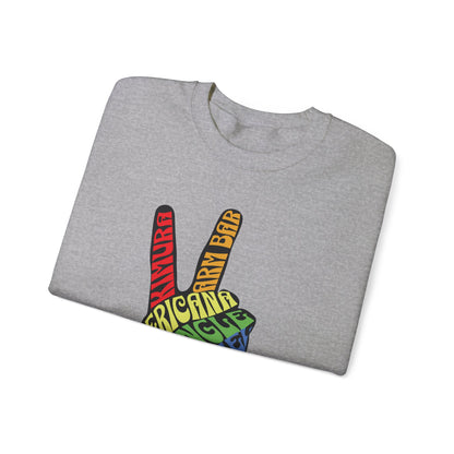 BJJ Submission Peace Sign Jiu Jitsu Crewneck Sweater